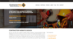 Desktop Screenshot of contractorweb.net